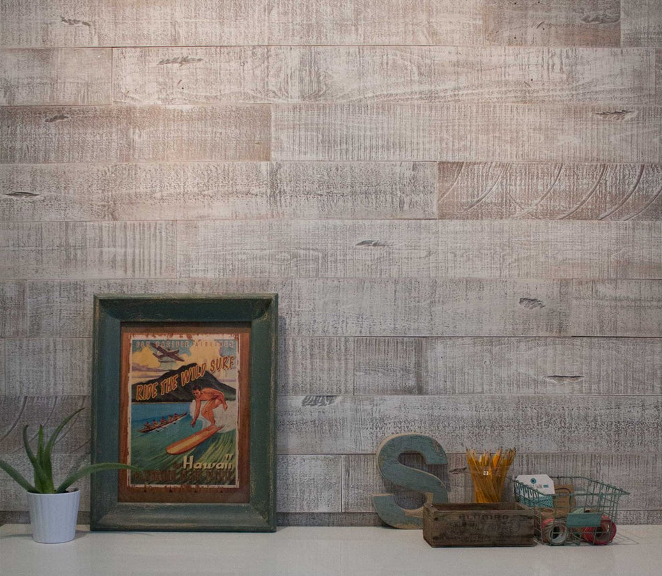 DIY Installing Reclaimed Wood Walls