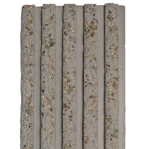RealCast Fluted Concrete Panels - Medium Grey