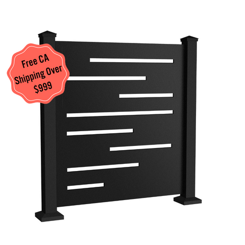 Blurred Lines Shorty Screen - Black