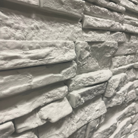 Faux ModernStone Panels - Vintage White (*interior only)
