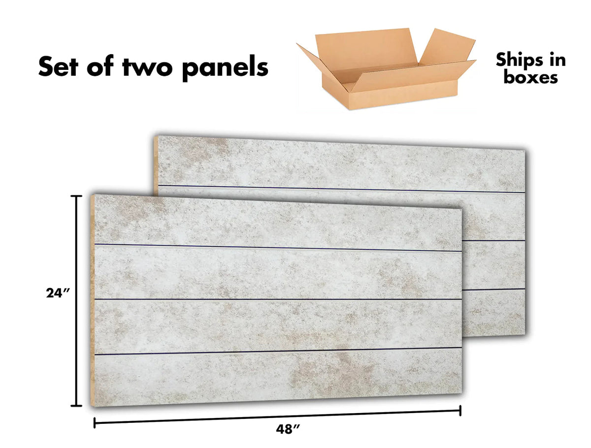 Decorative Wall Panels - Cement - Bleached