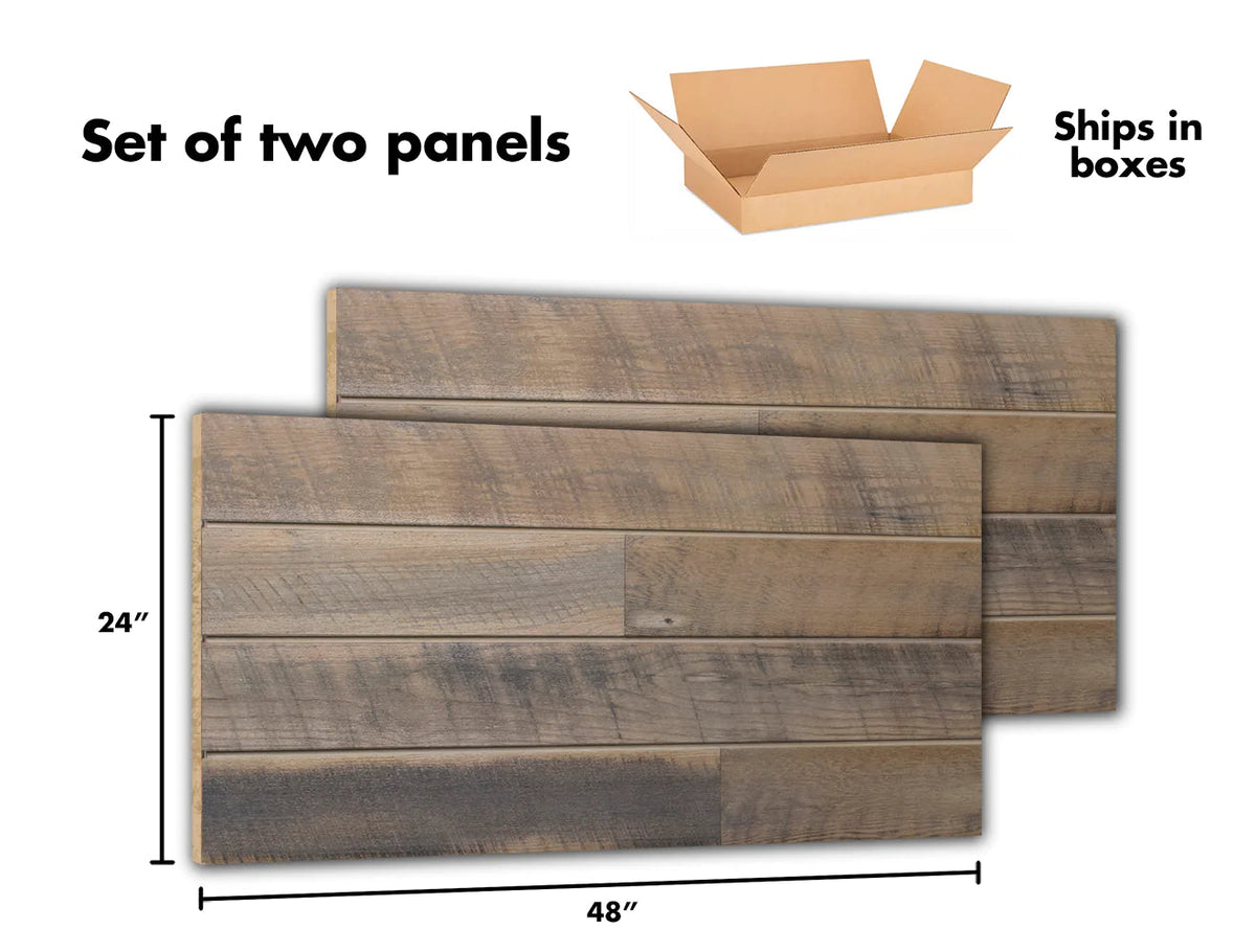 Decorative Wall Panels - Sawtooth Oak  - Sunbaked