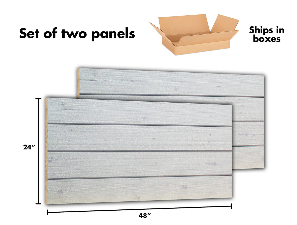 Decorative Wall Panels - Whitewash