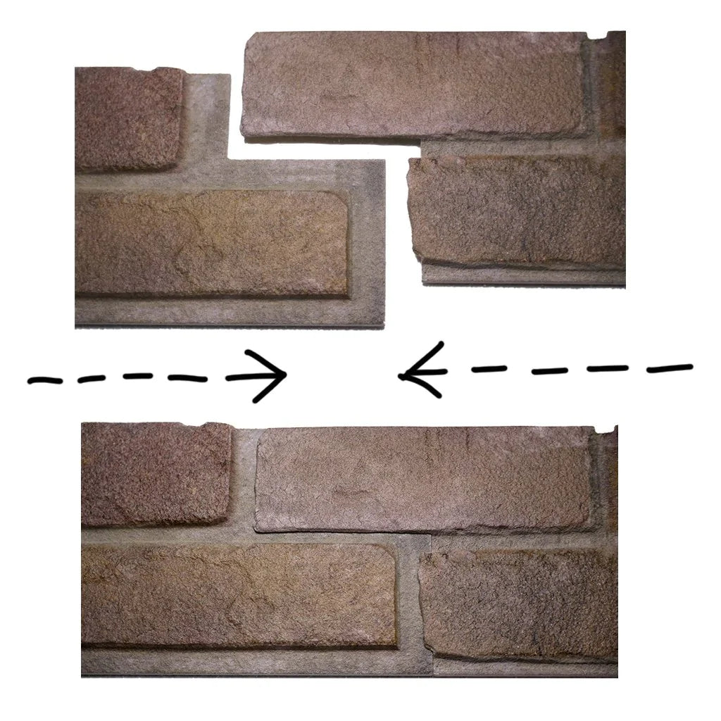 Shiplap - Brick - Taupe