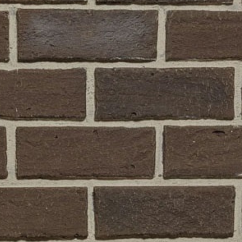 ClassicBrick - 1/2" Faux Brick Sample - Cellar Brown
