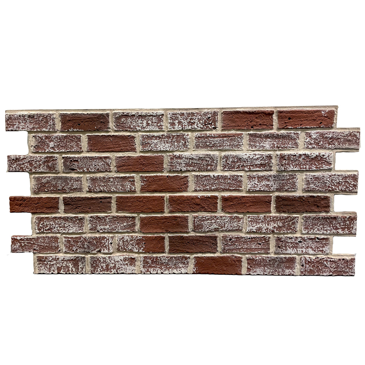 ClassicBrick 1/2" Faux Brick Panels - Reclaimed Red