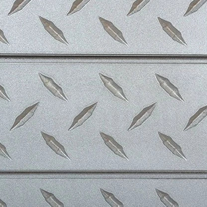 Slatwall - Diamond Plate  - Galvanized