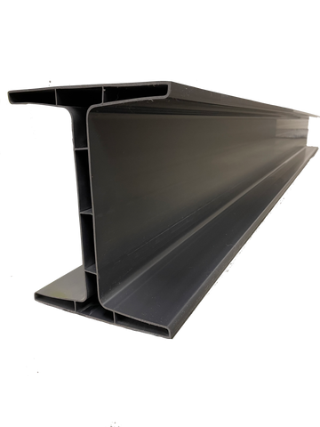 Faux Steel I-BEAM - Steel Grey