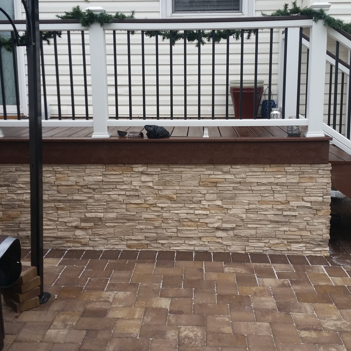 Faux Stacked Stone Panels - Aspen