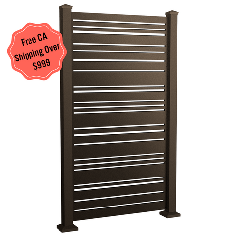 Next Line Privacy Screen - Dark Bronze