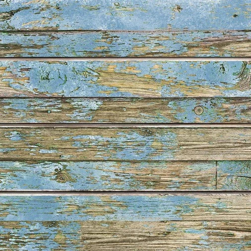 Slatwall - Wood Old Paint  - Blue
