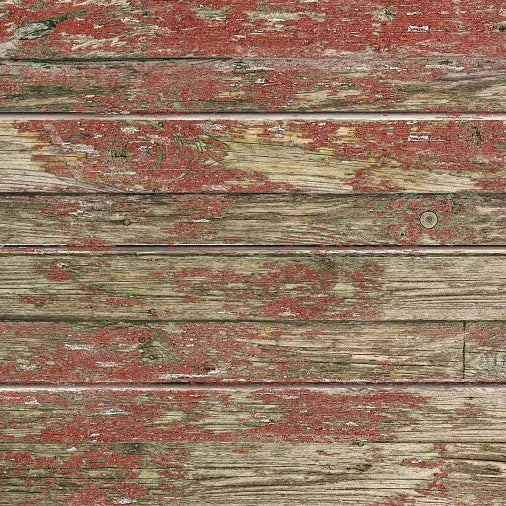 Slatwall - Wood Old Paint  - Red