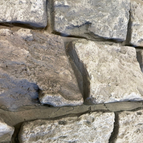 Faux Ridge Stone Panel - Limestone