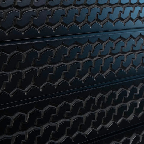 Slatwall - Tire Tread - Black