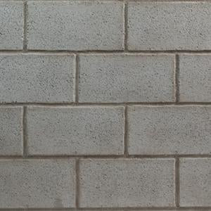 Faux CinderBlock Panels - Traditional Washed Grey