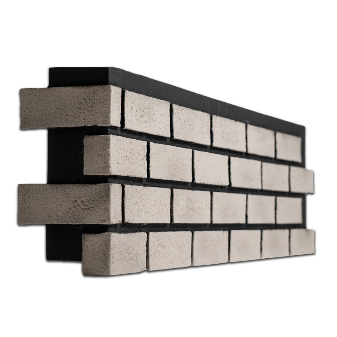 Modern Brick Corner - Tuxedo 1"
