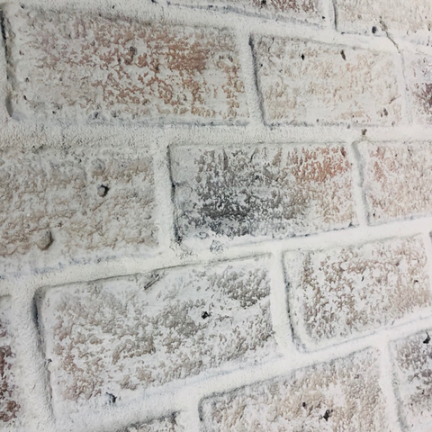 ClassicBrick 1/2" Faux Brick Panels - Limewash
