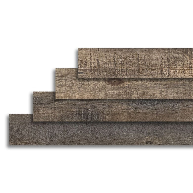Distressed Wood Wall Planks - Brown-Ish