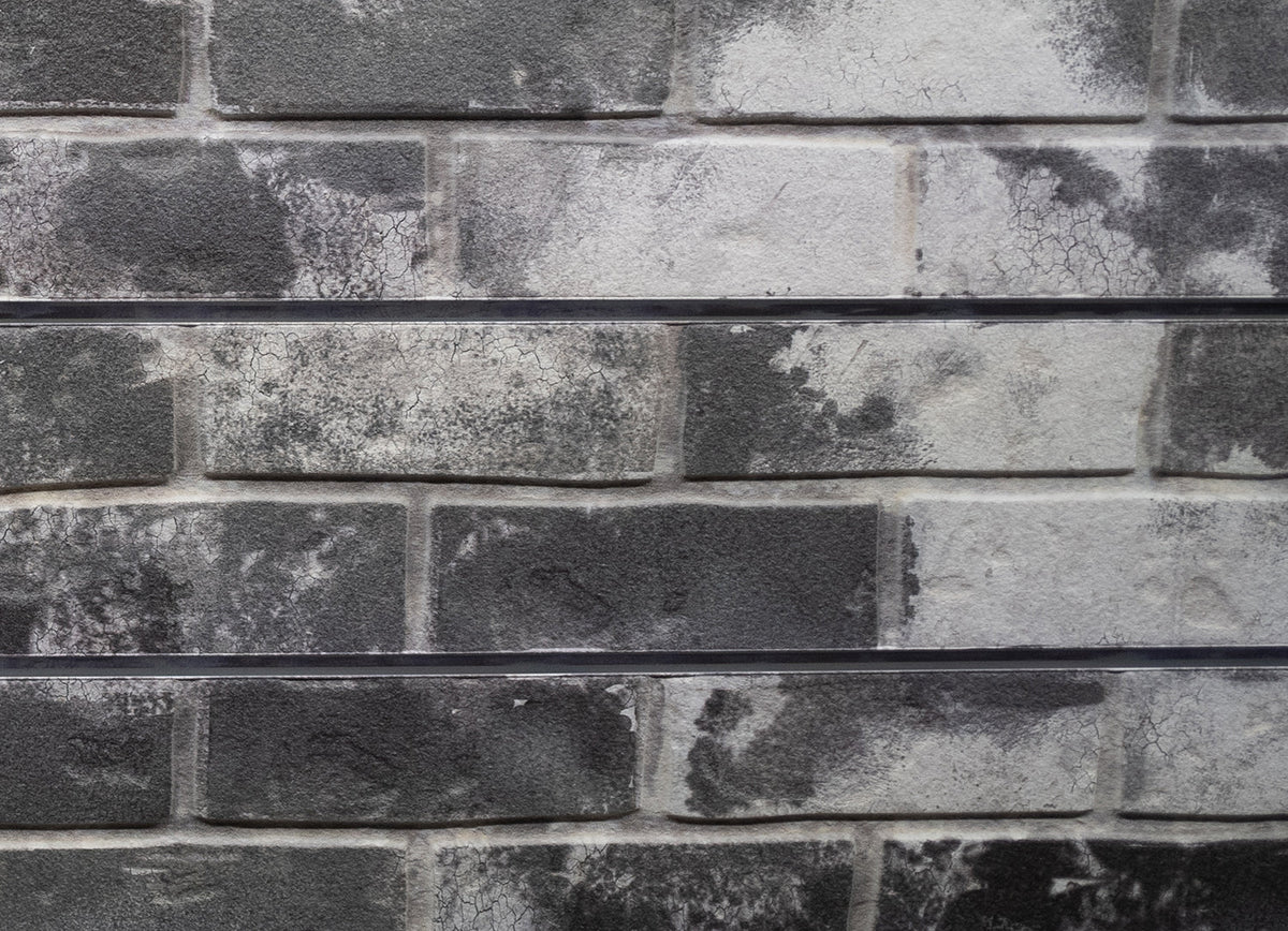 Decorative Wall Panels - Brick Old Paint- Grey