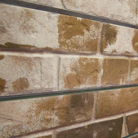 Slatwall - Brick Old Paint- Taupe