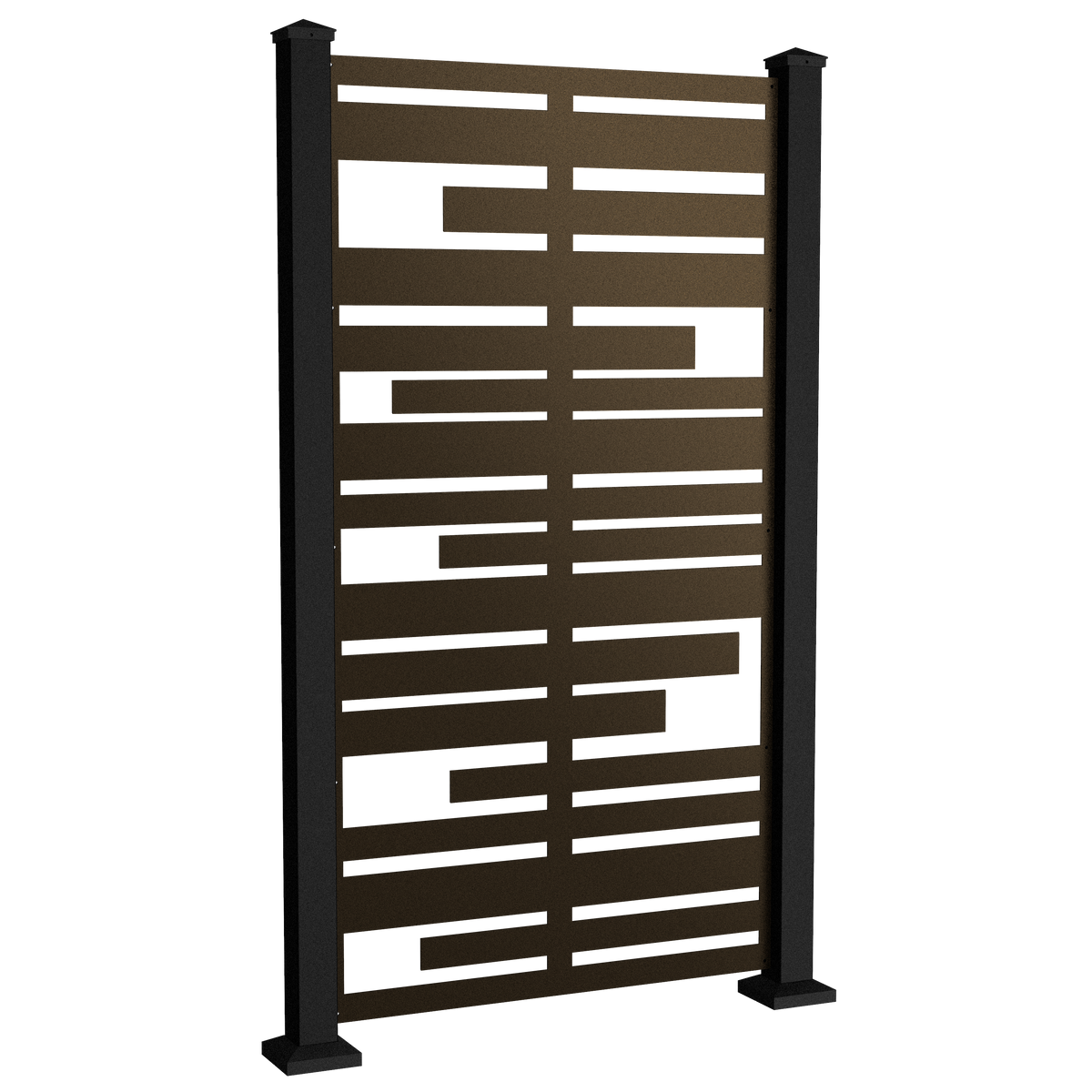 Planks Privacy Screen - Dark Bronze