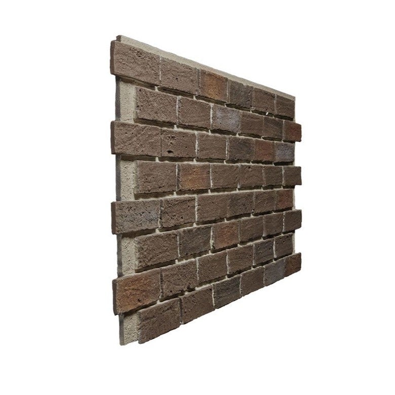 ClassicBrick 1" Faux Brick Panels - Cellar Brown