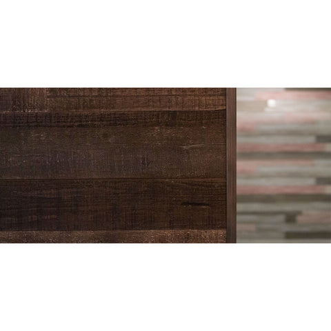 reclaimed wood wall corner