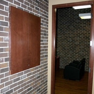 ClassicBrick 1/2" Faux Brick Panels - Cellar Brown