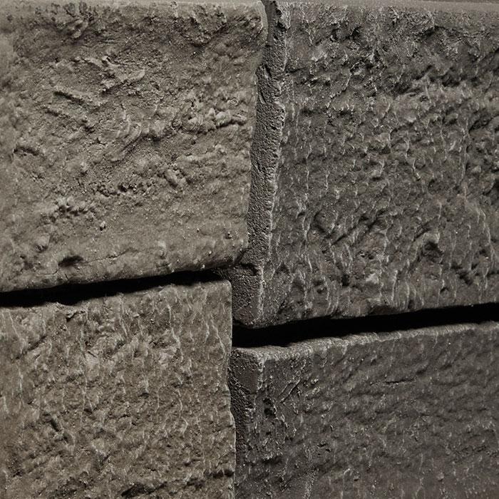 Faux Ledge Stone Panels - Dark Brown