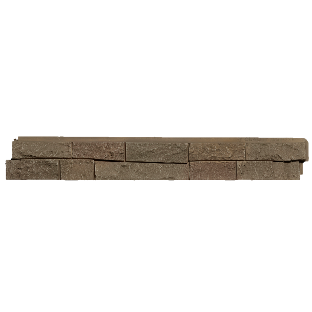 Faux Ledge Stone Panels - Light Brown