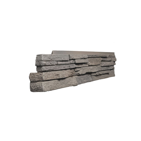 Stacked Stone Corner - Grey Blend