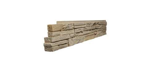 Stacked Stone Corner - Aspen
