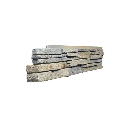 Stacked Stone Corner - Limestone