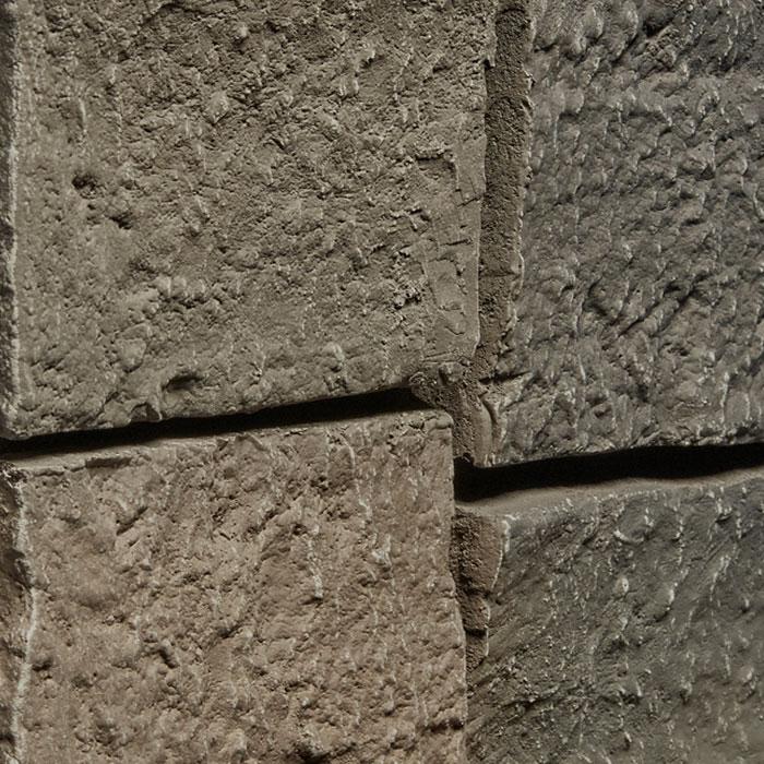 Faux Ledge Stone Panels - Grey Brown