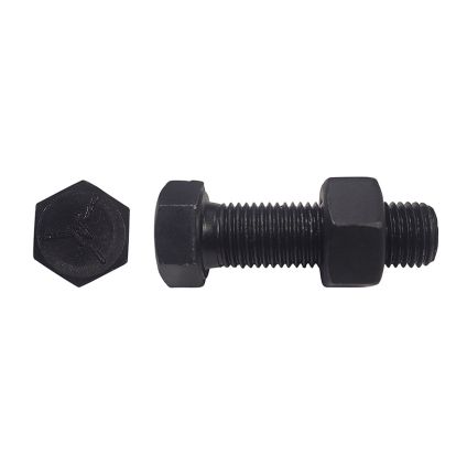 Faux Steel I-BEAM Nut/Bolt Set - Black