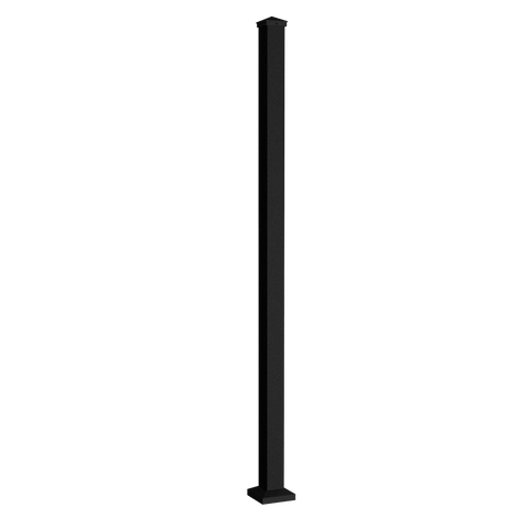 Sunbelly Standard Screen Post - Black