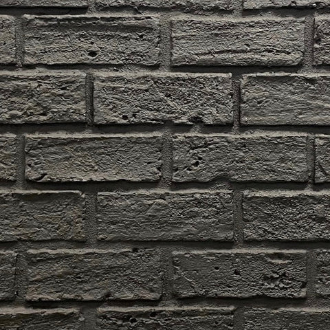 ClassicBrick - 1/2" Faux Brick Sample - Vintage Black