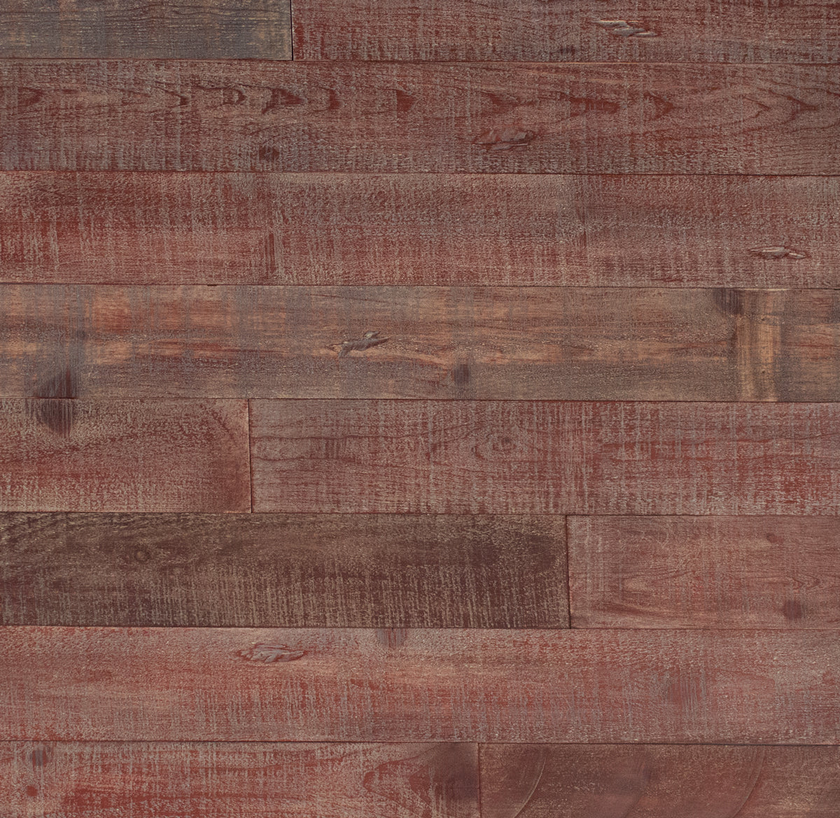 Distressed Wood Wall Planks - Red-Ish
