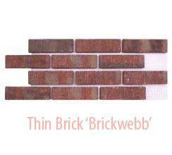 Real Thin Brick - Sunset Red