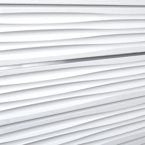 Slatwall - Wave - White