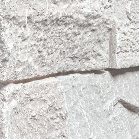 Faux Ledge Stone Panels - Simply White
