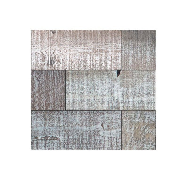 Distressed Wood Wall Plank - White-Ish - Sample Kit